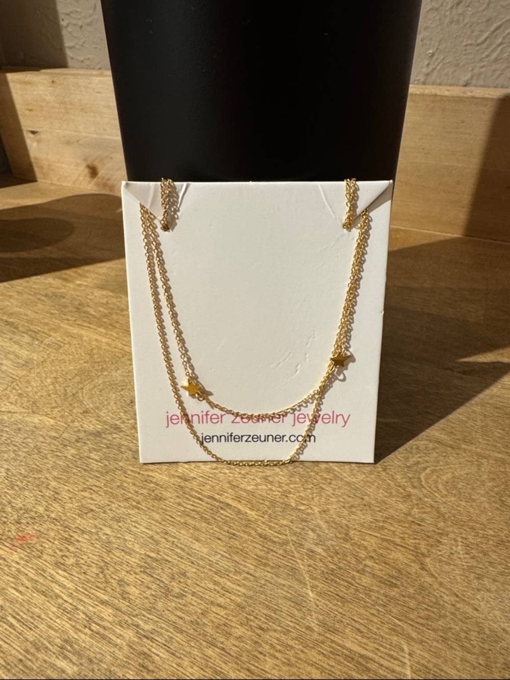 NWT Gold Star Layered Necklace - Picture 5 of 6